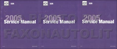 2005 chevy ssr sheet metal and trim repair diagram|2005 Chevrolet SSR Service Manual Set .